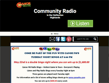Tablet Screenshot of canoefm.com